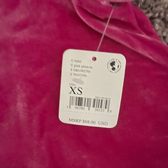 NWT Free People XS Terese Top in Pink Phenom. - Picture 5 of 6